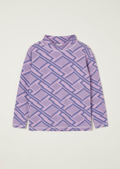 Turtle - Lavender Mist Geo Print