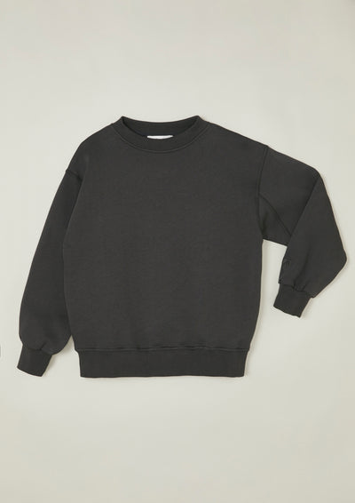 Oversized Sweatshirt - Washed Black