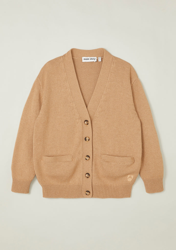 Oversized Cardigan - Camel