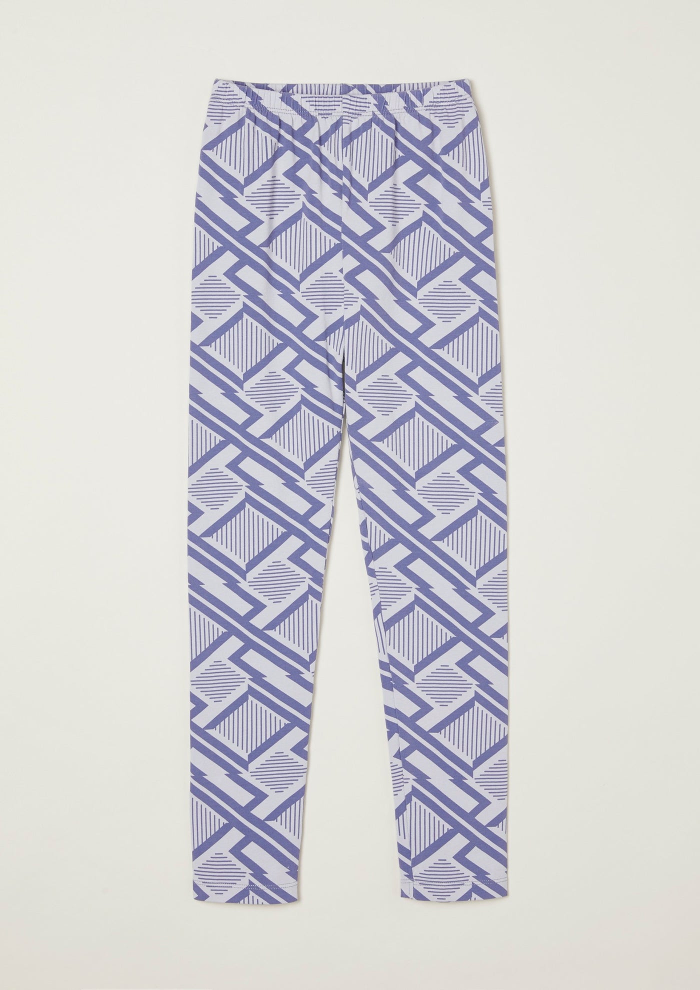 Legging - Dapple Grey Geo Print